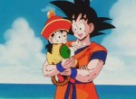 Son Goku présente son fils
