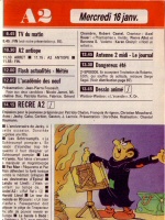 Télé Poche - Récré A2 - Mercredi 16 janvier 1985